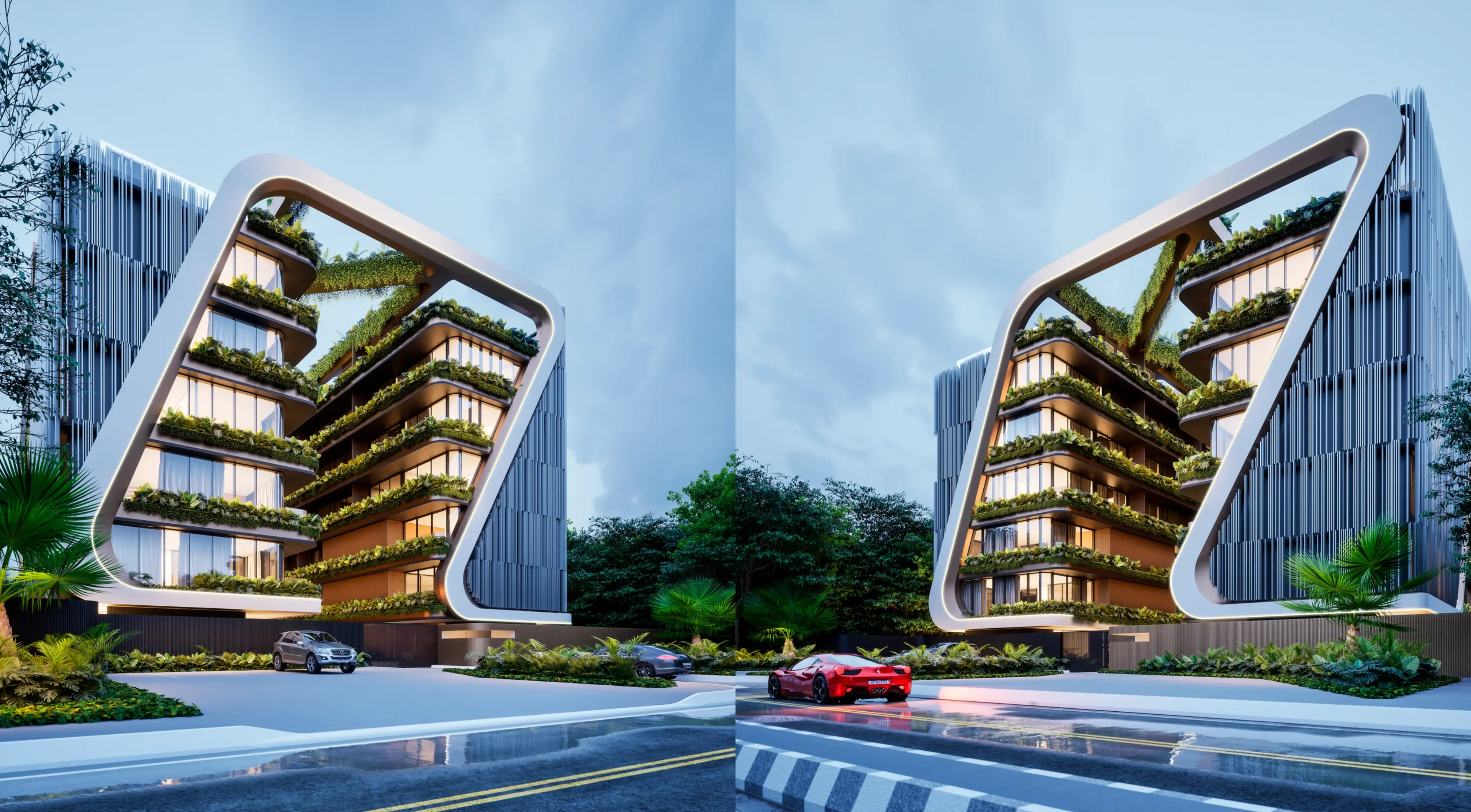 Foundation works in progress — Illustrative render