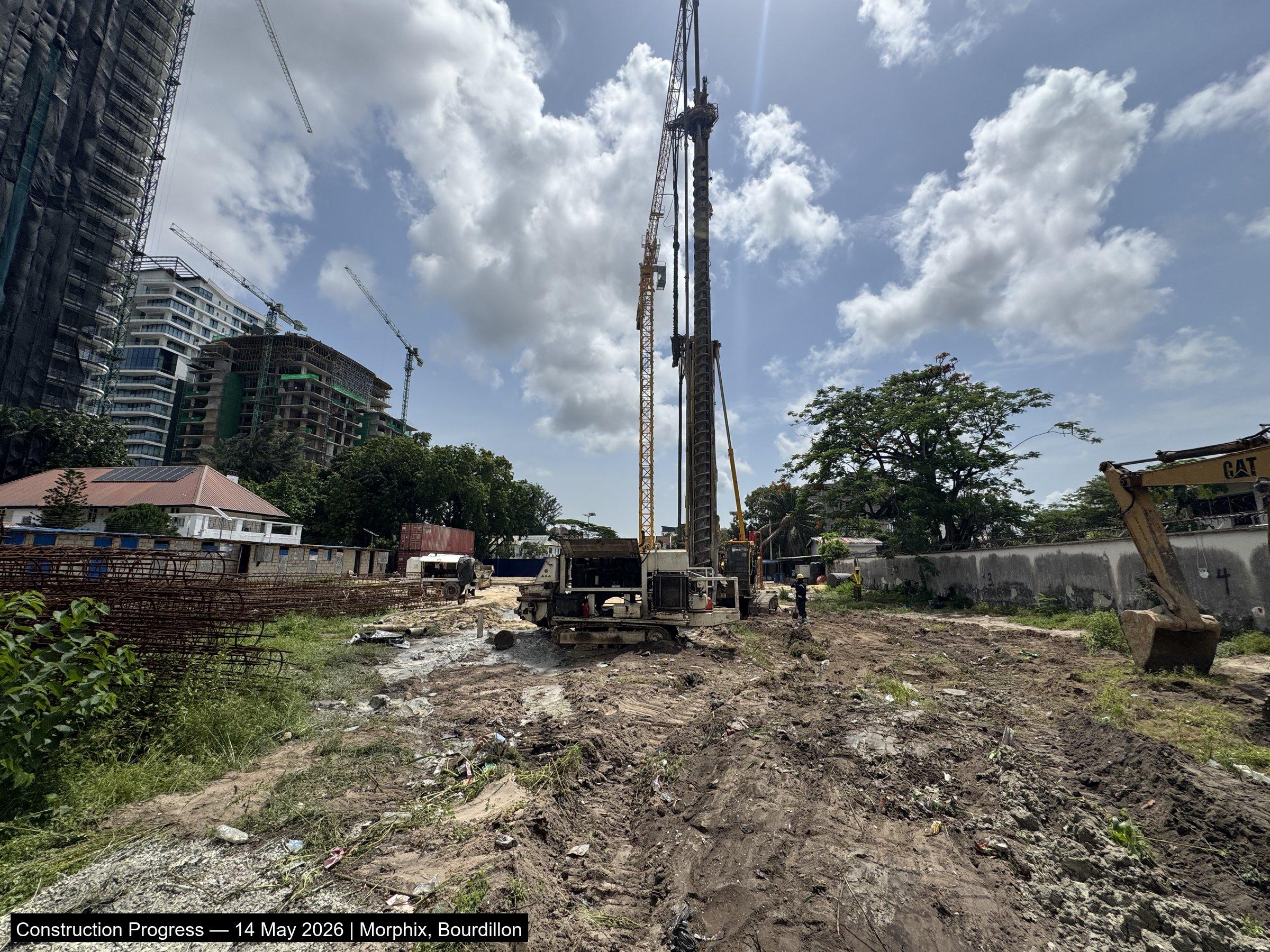 Site photo — drilling