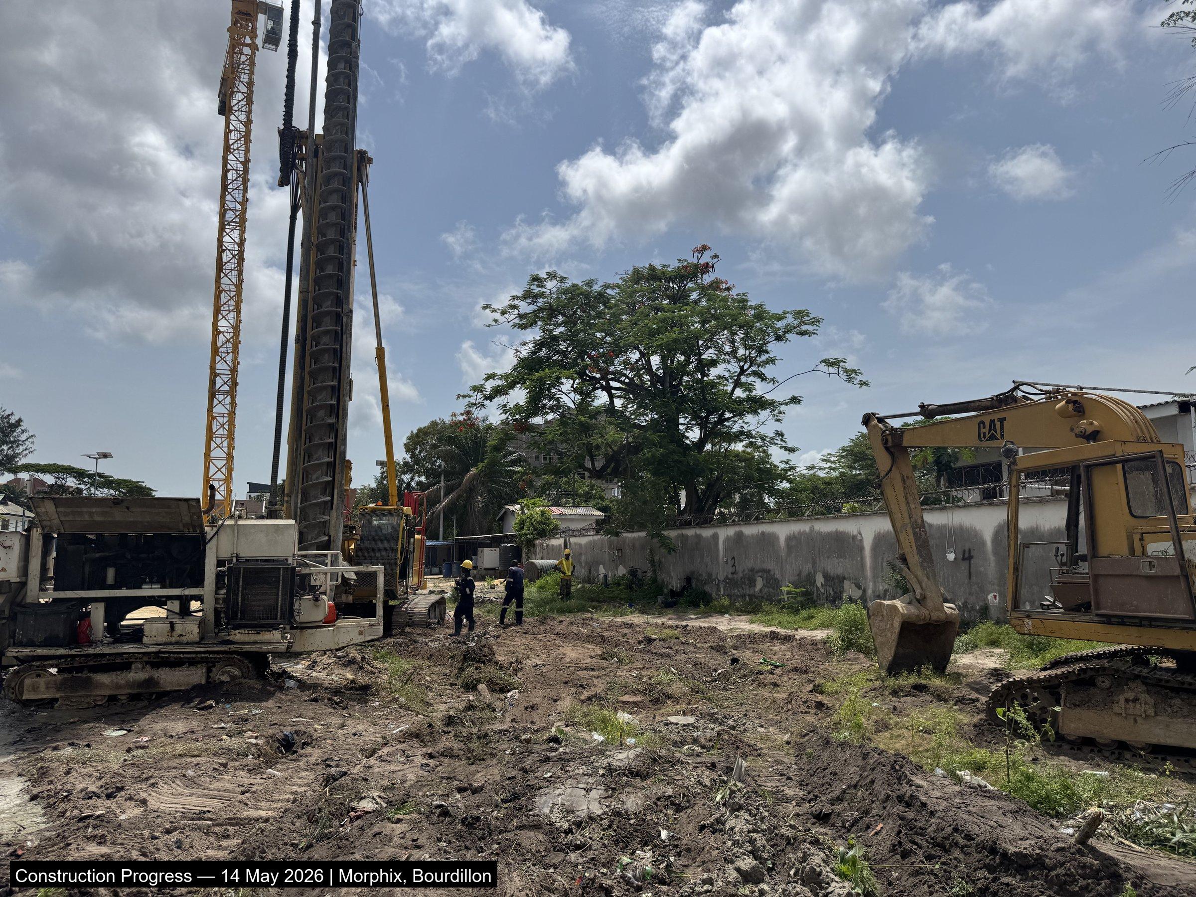 Site photo — auger detail